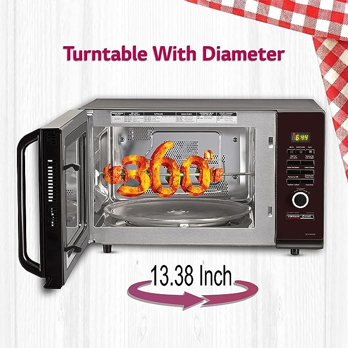 LG 32 L Convection Microwave Oven (MC3286BRUM, Black)(OPEN BOX) LG 32 L Convection Microwave Oven (MC3286BRUM, Black)(OPEN BOX)